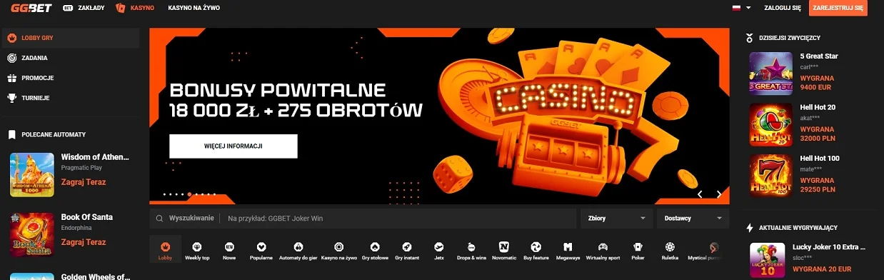 ggbet casino strona główna